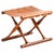 Mid-Century Folding Stool in Teak and Leather attributed to Poul Hundevad for Guldhøj, 1950s For Sale - Image 6 of 6