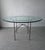 Contemporary 1970s Forged Iron and Glass Dining or Patio Table After Giacometti For Sale - Image 3 of 10