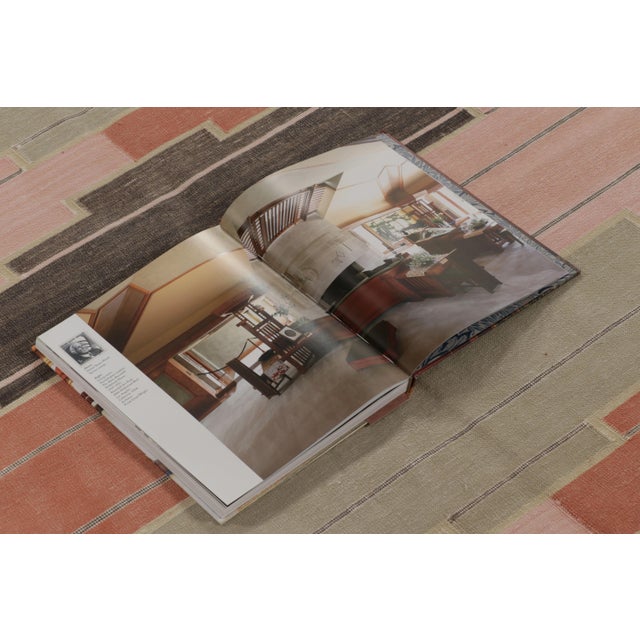 Peach Rug & Kilim’s Contemporary Dhurrie Rug in Colorful Geometric Pattern For Sale - Image 8 of 9