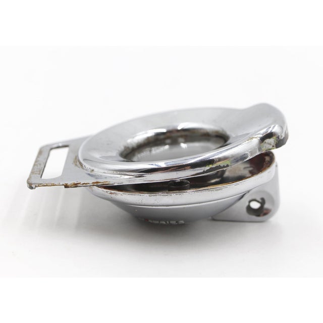 Vintage apartment door peephole made of brass with a chrome finish. It features a swivel door and a label slot. Made by...