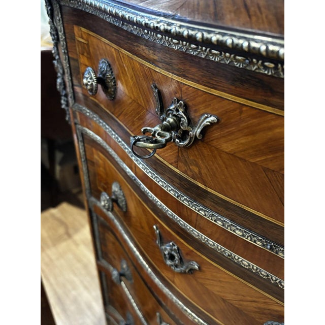 Napoleon III Chests of Drawers, 1800s, Set of 2 For Sale - Image 4 of 15