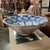 Mid 20th Century Cream, Blue and Pistachio Green Ceramic Bowl From Spain For Sale - Image 4 of 9