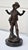 Vintage Solid Bronze Boy Sculpture Statue Marble Base 12” H For Sale - Image 4 of 13