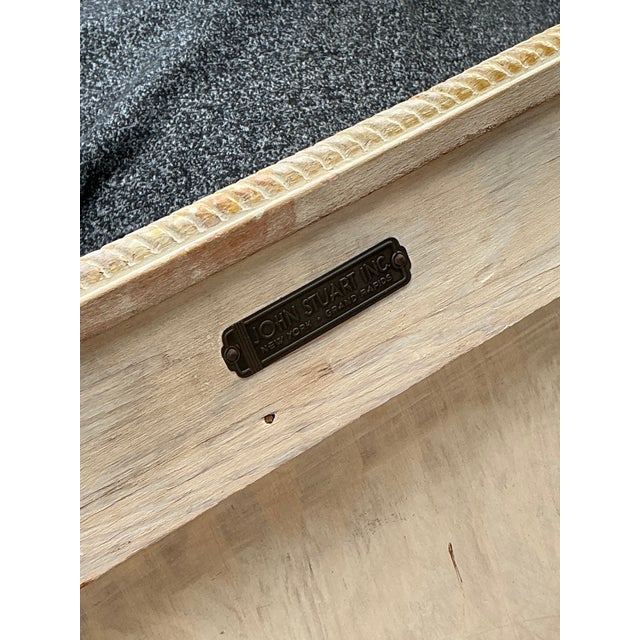 Vintage John Stuart Carved Column Side Tables After T. H. Robsjohn Gibbings - A Pair For Sale In West Palm - Image 6 of 12