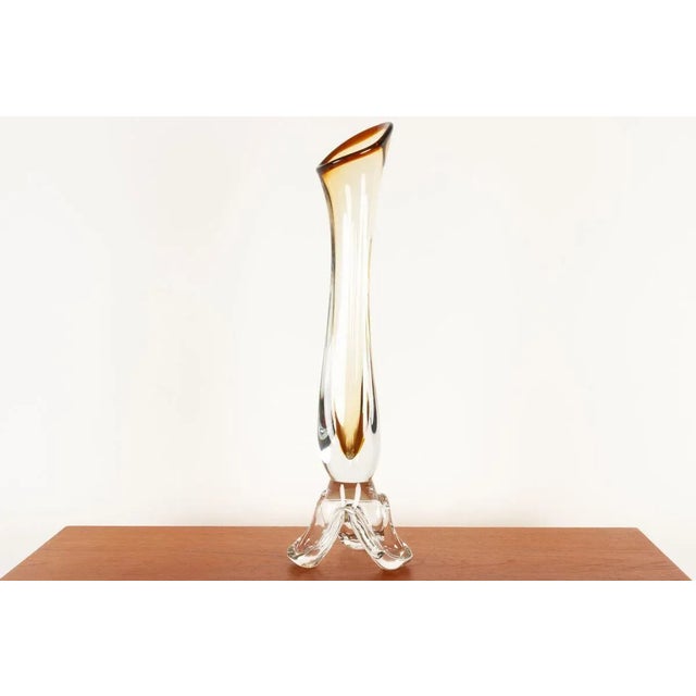 Mid-Century Swedish Glass Vase For Sale - Image 15 of 15
