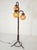 Gorgeous vintage Italian bamboo and rattan floor lamp, dating back to the 1960s, Italian Midcentury Modern production....