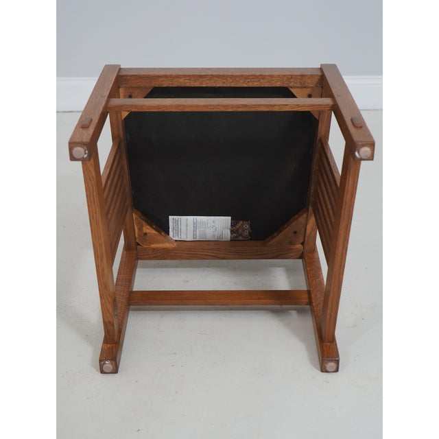 Set of 6 Stickley Mission Oak Dining Room Chairs For Sale - Image 15 of 18