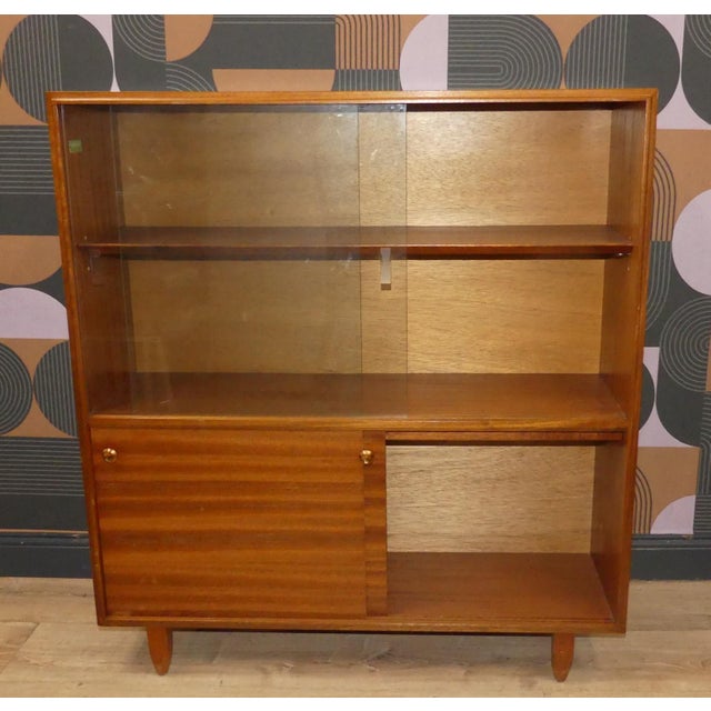 Vintage Display Cabinet in Teak and Walnut, 1960s For Sale - Image 14 of 16