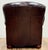 Vintage Tufted Leather Writers Chair With Ottoman For Sale In Kansas City - Image 6 of 18