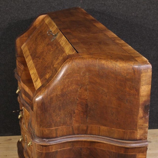1960s 20th Century Inlaid Italian Bureau, 1960 For Sale - Image 5 of 13