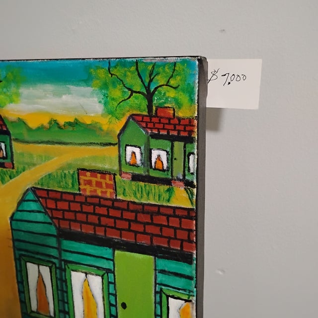 Original Lorenzo Scott Oil Paint "Where Lorenzo Was Raised Up in West End". For Sale - Image 13 of 13