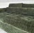 Revelation Modern Tufted Antique Green Loden Velvet Strie Slope Sofa For Sale - Image 4 of 7