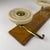 Beautiful vintage Bakelite and brass wall hanger made in Italy in the 1950s. Dimensions: Width: 80 cm / 31.5 inches...