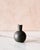 Ceramic Trio of "Almost Black" Matte Ceramic Taper Candle Holders "Bella," "Bobby," and "Beau" by Lostine For Sale - Image 7 of 12