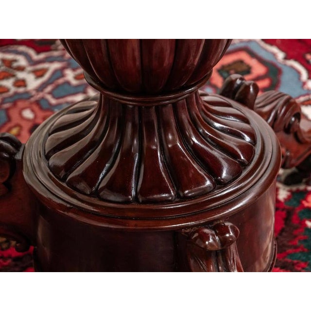 Brown Antique Extendable Game Table For Sale - Image 8 of 10
