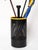 Special Edition Black and Yellow Cribbio Umbrella Stand attributed to Barbieri, Italy, 1980s For Sale - Image 6 of 11