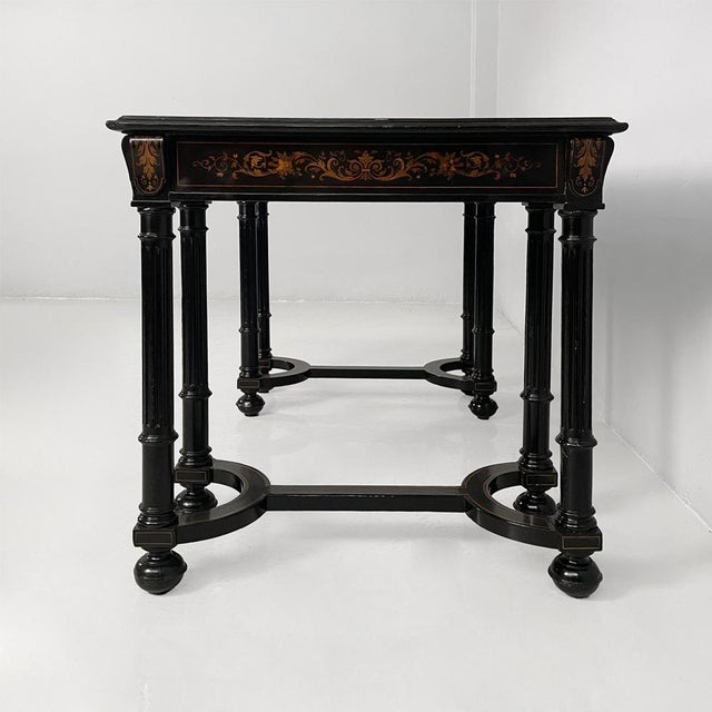 Antique Italian Wooden Desk, 1800s For Sale - Image 3 of 13