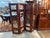 Vintage Contemporary Mahogany 4-Panel Folding Room Divider Screen With Beveled Glass For Sale - Image 4 of 7