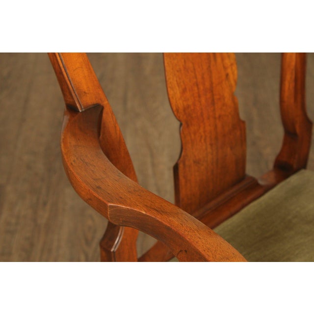 Saybolt Cleland Queen Anne Style Set of Eight Mahogany Dining Chairs For Sale - Image 12 of 12