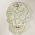 Mexican 1980s Vintage Boho Chic Mexican Style Skull Decorative Bowl, Halloween For Sale - Image 3 of 7