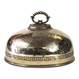 Antique Sheffield Victorian Silver Plated Dome C1890 For Sale