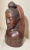1940s Hand Carved Balinese Indonesian Bali Lady Bust Wood Carving Sculpture For Sale - Image 4 of 13