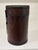 Metal Antique Edwardian English Leather Spirits Bottle Travel Case / Box / Antique Bar Decor For Sale - Image 7 of 11