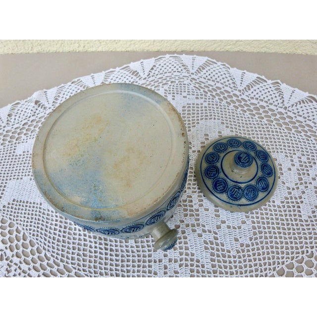 Stone Antique Chewing Tobacco Pot from the Martin Brinkmann A.-G. Chewing Tobacco Factory, Bremen, 1900 For Sale - Image 7 of 9