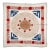 Asian Suzani Embroidered Wall Hanging, 3'10'' X 4'0'' For Sale