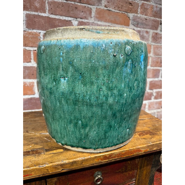 Vintage Chinese Shiwan Pottery Storage Jar For Sale In New York - Image 6 of 10