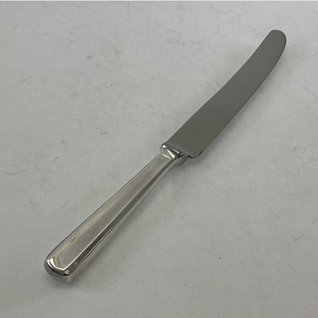 1980s Silver Plated Dinner Knife, Leighton For Sale - Image 15 of 17
