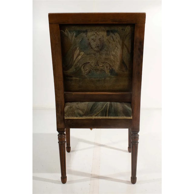 18th Century Antique 18th C Side Chairs W Tapestry Textile For Sale - Image 5 of 6