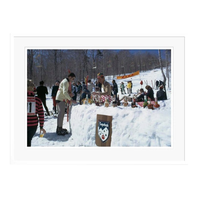 Sugarbush Skiing 1969 by Slim Aarons White Framed C-Print For Sale