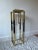 Guy Lefevre Mid 20th Century Art Deco-Style Brass Pedestal With Smoked Glass Top For Sale - Image 4 of 11