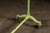 Pistachio Vintage Industrial Rolling Cast Iron Pipe-Frame Garment Rack in Green For Sale - Image 8 of 9
