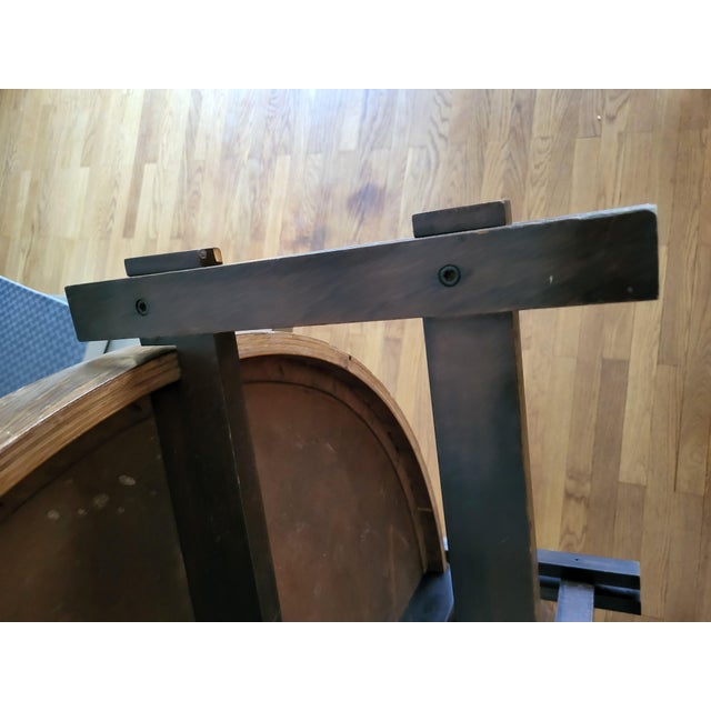 Brown French Riviera Coffee Table by Roger Capron, 1970 For Sale - Image 8 of 15