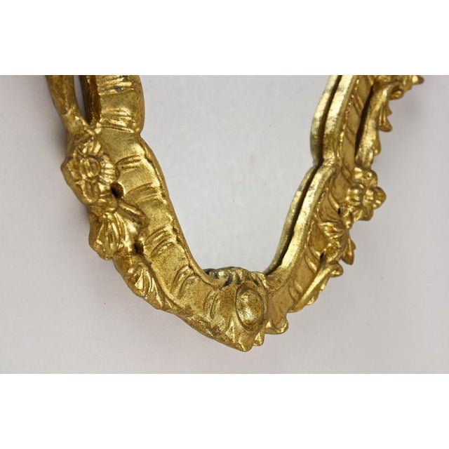 Baroque Handcarved Gilt Wall Mirror, Italy, 1790s For Sale - Image 6 of 18