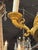 19th Century Late 19th C. French Empire Bronze Chandelier For Sale - Image 5 of 8
