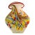 Vintage Italian Murano Confetti Art Glass Vase, Hand Blown, MCM For Sale