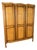 Vintage French Louis Carved Oak Triple Door Armoire For Sale
