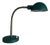 Mid-Century Modern Adjustable Gooseneck Desk Lamp in Emerald Green, 1960s For Sale