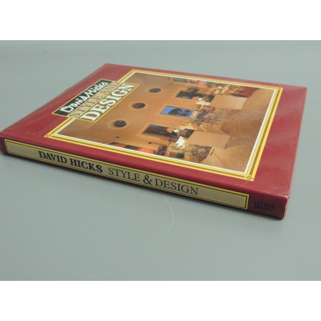 Vintage David Hicks Style & Design Hardcover Book 1987 UK