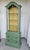 Green MCM Curio Cabinet, Display Cabinet Boho Style, 1950's #1 For Sale In Los Angeles - Image 6 of 15