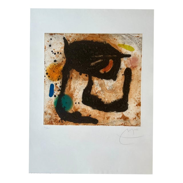 Joan Miró, The Dandy, 1969, Etching For Sale