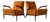 Giuseppe Scapinelli Pair of Armchairs in Caviúna & Burnt Caramel Mohair Velvet, Brazil, 1950s For Sale