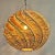 2020s Wicker Spiral Globe Pendant Light Medium For Sale - Image 5 of 10