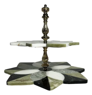 1-Level Marble Splashback with Inlays by Euromarmi Store