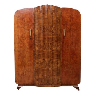Early 20th Century Art Deco Armoire For Sale