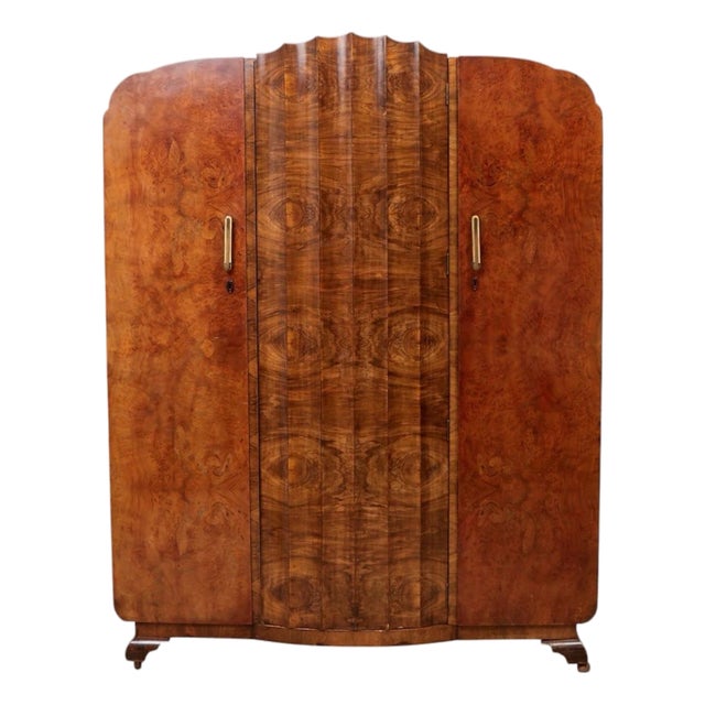 Early 20th Century Art Deco Armoire For Sale