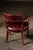 Vintage Set of Four Nailhead Trim Barrel-Back Leather Armchairs in Oxblood For Sale - Image 10 of 12